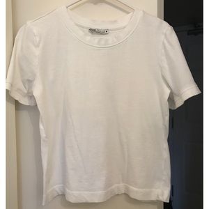 Zara- White T-Shirt